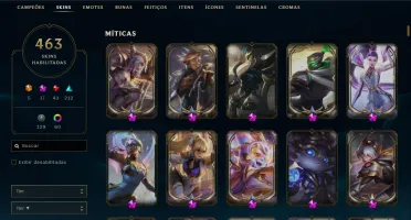 Conta Platina 1, 460 Skins
