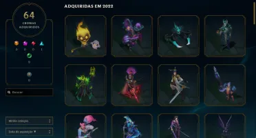 Conta Platina 1, 460 Skins