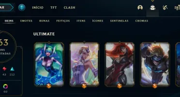 Conta Platina 1, 460 Skins