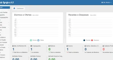 Sistema Gestão de Igrejas em PHP