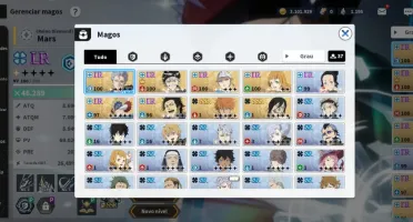Black Clover M (Asta 5 estrelas) etc.