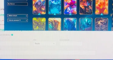 Venda conta league off legends atual ouro 3, 3 partidas rank