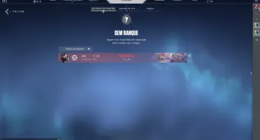Conta de VALORANT (MMR OURO/PLATINA)