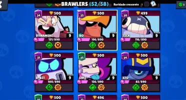 Conta Brawl Stars 23k de troféu 4 brawl lendário e skins