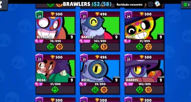 Conta Brawl Stars 23k de troféu 4 brawl lendário e skins