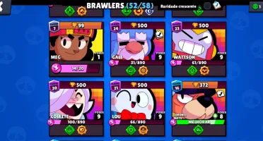 Conta Brawl Stars 23k de troféu 4 brawl lendário e skins