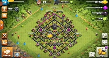 Conta de clash of clans