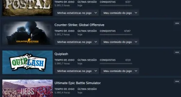 Conta steam 17 years com 200k horas em jogos
