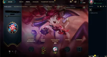 Conta LoL com skin Vayne Ladra de Almas