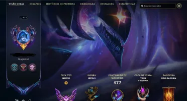 Vendo conta de lol com 213 skins