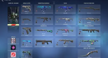 Conta Valorant R$600 gastos - Bundle Lúgubre, Dragão + Passe