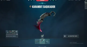 Conta Com Karambit Saqueadora Pronta Para Competitivo
