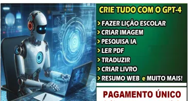 Chat GPT 4 Pro - Crie Videos, Imagens, Áudio e Códigos
