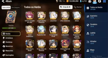 Conta Epic Seven End Game + Muitos Bonecos E Recursos