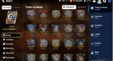 Conta Epic Seven End Game + Muitos Bonecos E Recursos