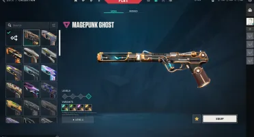 Conta Valorant platina com muitas skins