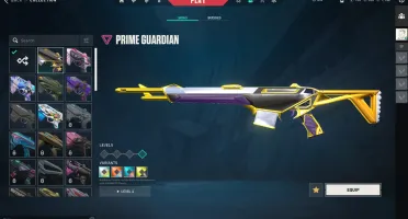Conta Valorant platina com muitas skins