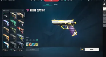 Conta Valorant platina com muitas skins