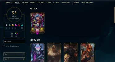 Ouro 4 com 65 Champs e 35 Skins ( MAIN ADC )