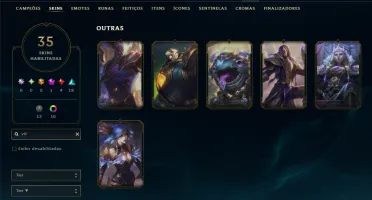 Ouro 4 com 65 Champs e 35 Skins ( MAIN ADC )