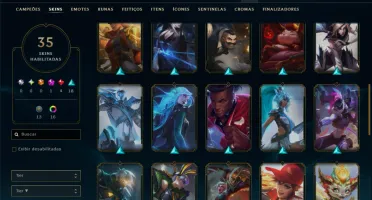 Ouro 4 com 65 Champs e 35 Skins ( MAIN ADC )