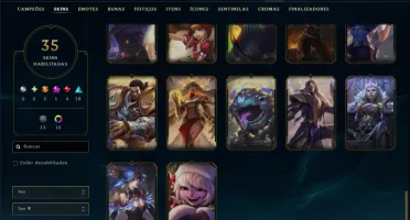 Ouro 4 com 65 Champs e 35 Skins ( MAIN ADC )