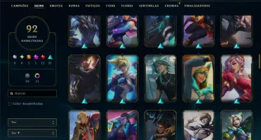 Prata 2 com 145 Champs e 92 Skins ( ADC / JG / TOP )