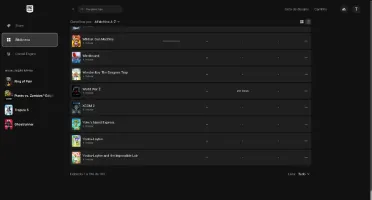 Conta Epic Games com 190 jogos pagos e gratuitos