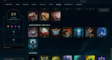 Conta League Of Legends 2013