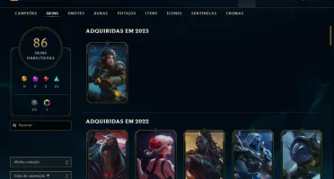 Conta League Of Legends 2013
