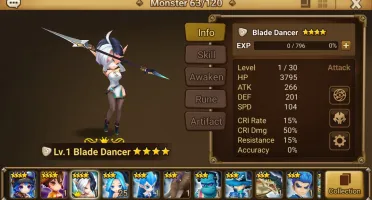 Reroll Summoners War lvl10 com Leah + Chasun