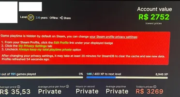 Conta Steam Prime !!!