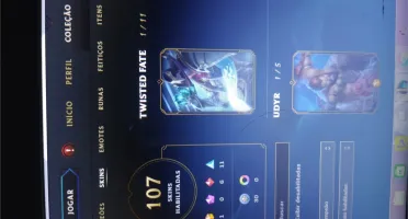 Conta lol 155 campeões 107 skins