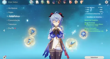 GENSHIN IMPACT AR 50/ GANYU, SHENHE, YOIMIYA, MONA, QIQI