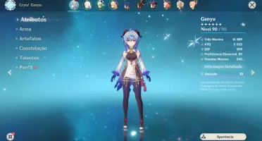 GENSHIN IMPACT AR 50/ GANYU, SHENHE, YOIMIYA, MONA, QIQI