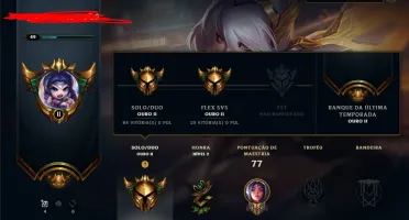 Conta g2 com nick muito raro e skin irelia ninja