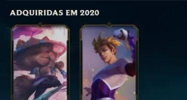 Conta g2 com nick muito raro e skin irelia ninja