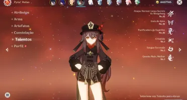 Genshin Impact AR60 51 Personagens (19T5) + Honkai Impact 3