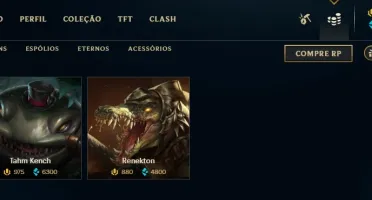 conta lol recheada