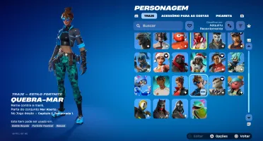 Conta de fortnite com 34 Skins e renegade