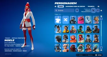 Conta de fortnite com 34 Skins e renegade