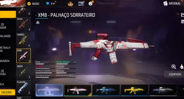 Conta rara de free fire com xm8 2+ velocidade