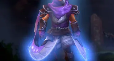 Skim personagem Dota 2 Anti-mage (Caçador de Bruxas)
