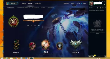 CONTA PRATA 2 S6 E S7 OURO- SKIN VITORIOSA GRAVES MAOKAI