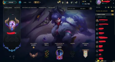 Conta de League of Legends à venda – Nível 698 - 274 Skins