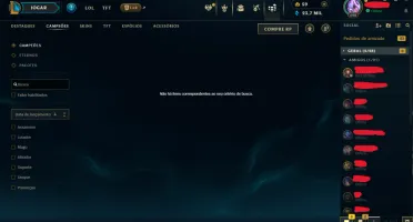 Conta de League of Legends à venda – Nível 698 - 274 Skins