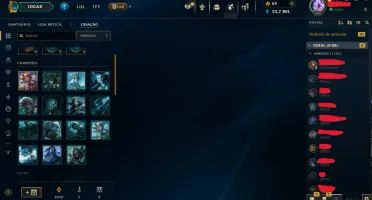 Conta de League of Legends à venda – Nível 698 - 274 Skins