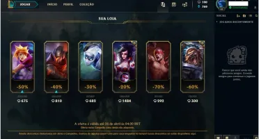 Conta High Elo - LOL