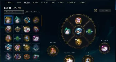 Conta GOLD SKINS (ULTIMATE, VITORIOSAS E MAIS) LV 117