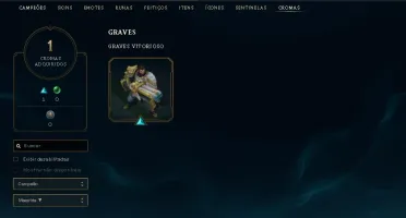 Conta GOLD SKINS (ULTIMATE, VITORIOSAS E MAIS) LV 117